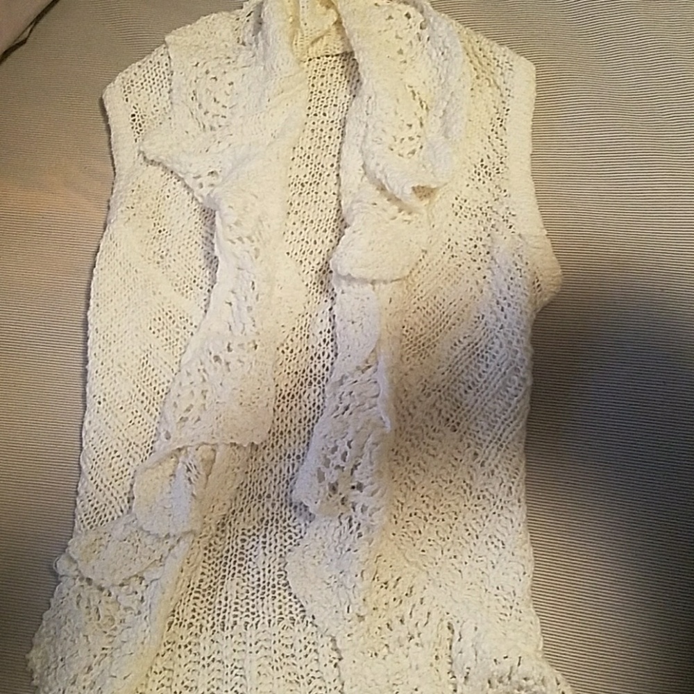 Crocheted vest